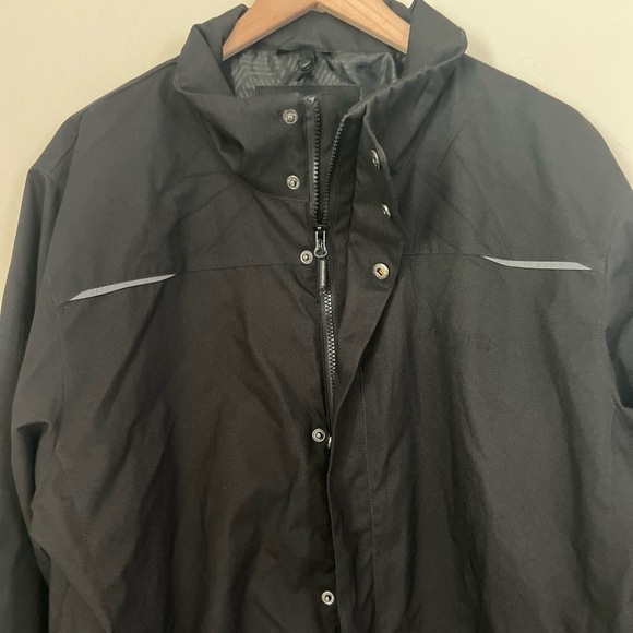 STORMTECH Jacket Mens Large Black Reflective Outdoor Full Zip Windbreaker - Picture 5 of 12